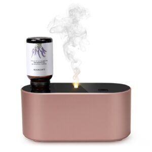 Portable USB Rechargeable Waterless Essential Oil Diffuser-Rose Gold